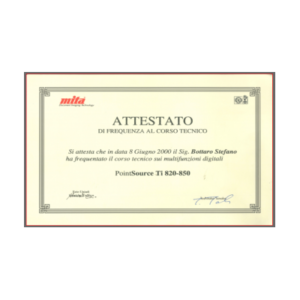 Attestato Mita